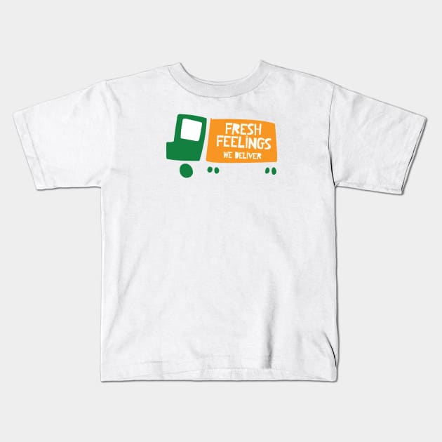 Fresh Feelings Kids T-Shirt by Loo McNulty Design